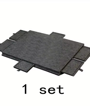 Opvouwbaar Vilten Puzzelbord met Beugel – Draagbare Puzzeltafel met Opbergfunctie