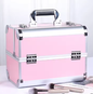 Aluminium Make-up Koffer – Draagbare Cosmetische Organizer met Handvat