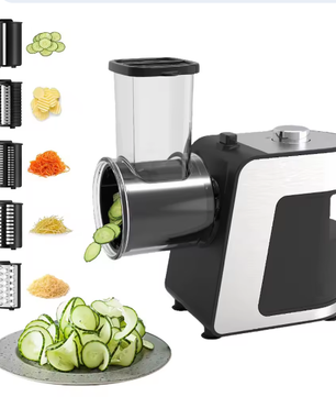Multifunctionele Elektrische Groente- en Fruitsnijder – 5-in-1 Keukenmachine met 500W Motor