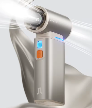 Draagbare Turbo Handventilator – 100 Snelheden, 9000 mAh Batterij en LED Display