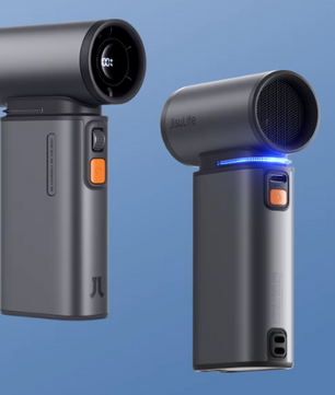 Draagbare Turbo Handventilator – 100 Snelheden, 9000 mAh Batterij en LED Display