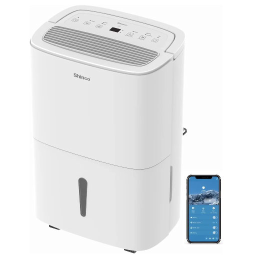 30L Luchtontvochtiger met WiFi – Energiezuinig met Timer en Wasdroogfunctie