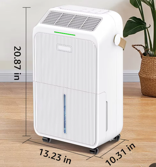 Luchtontvochtiger 16L per dag – Elektrisch met LED Display en Afvoerslang