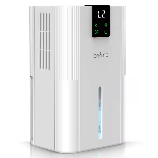 Compacte Luchtontvochtiger 2800 ml – Stil met Touch Display, Timer en RGB Verlichting