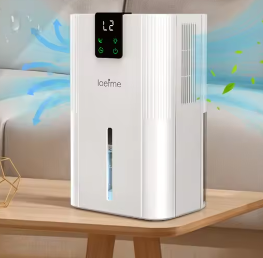 Compacte Luchtontvochtiger 2800 ml – Stil met Touch Display, Timer en RGB Verlichting