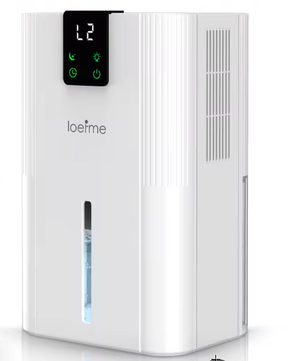 Compacte Luchtontvochtiger 2800 ml – Stil met Touch Display, Timer en RGB Verlichting