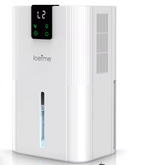 Compacte Luchtontvochtiger 2800 ml – Stil met Touch Display, Timer en RGB Verlichting