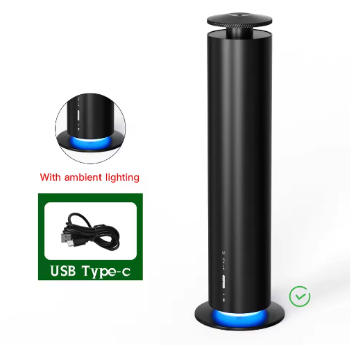 Slimme Aroma Diffuser met Batterij en 360° Geurverspreiding – Stil, Krachtig en Draadloos