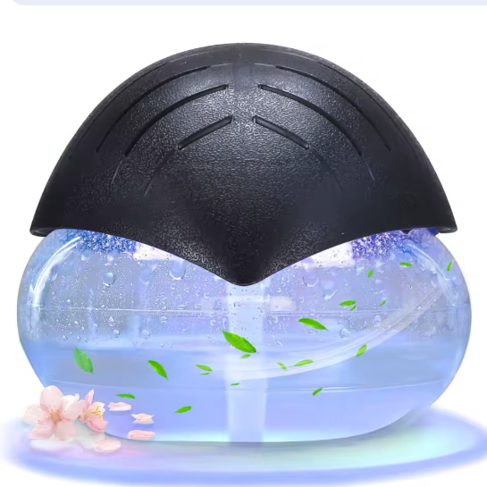 Waterbasis Luchtreiniger met Aroma Diffuser en 7 LED Kleuren – Stil, Verfrissend en Sfeervol