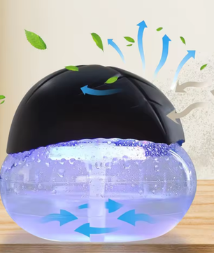Waterbasis Luchtreiniger met Aroma Diffuser en 7 LED Kleuren – Stil, Verfrissend en Sfeervol
