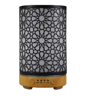 100ml Aroma Diffuser met LED Licht en Timer – Ultrasoon, Stil en Compact