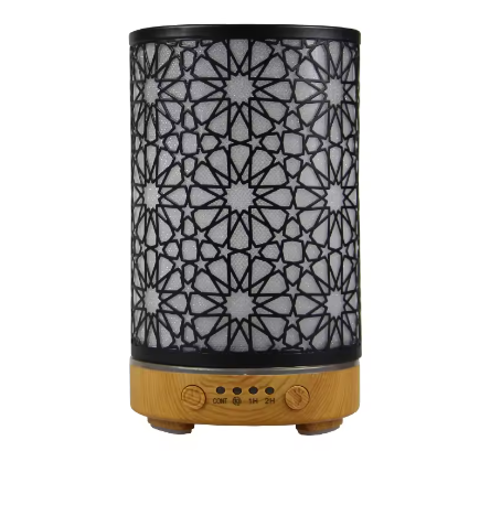 100ml Aroma Diffuser met LED Licht en Timer – Ultrasoon, Stil en Compact