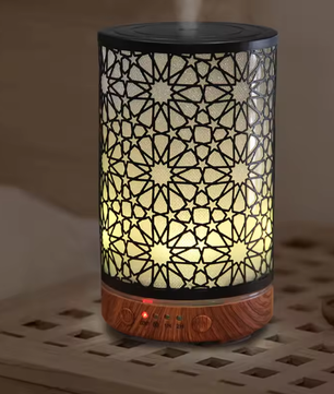 100ml Aroma Diffuser met LED Licht en Timer – Ultrasoon, Stil en Compact