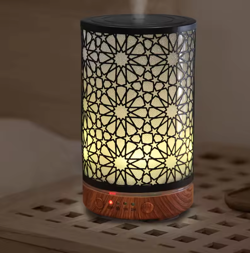100ml Aroma Diffuser met LED Licht en Timer – Ultrasoon, Stil en Compact