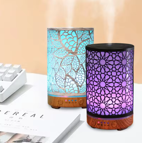 100ml Aroma Diffuser met LED Licht en Timer – Ultrasoon, Stil en Compact