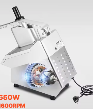 Keukenmachine met 6 RVS Messen – Groentehakker en Foodprocessor Krachtig en Multifunctioneel