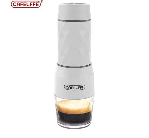 Draagbare 3-in-1 Espressomaker voor Capsules en Gemalen Koffie
