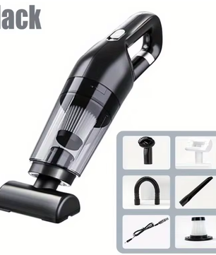Mini Draagbare Draadloze Handstofzuiger – Krachtige Reiniging voor Auto en Huis, USB Oplaadbaar