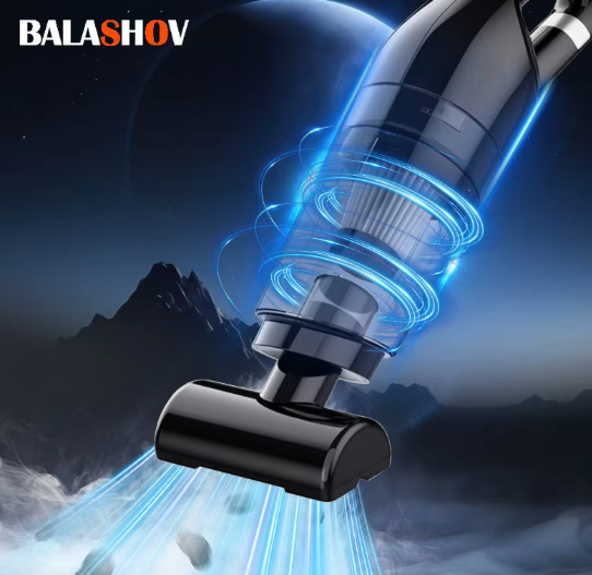 Mini Draagbare Draadloze Handstofzuiger – Krachtige Reiniging voor Auto en Huis, USB Oplaadbaar