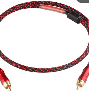 Hifi RCA Coaxiale Audiokabel – 75 Ohm OFC Signaalkabel met Vergulde Connectoren