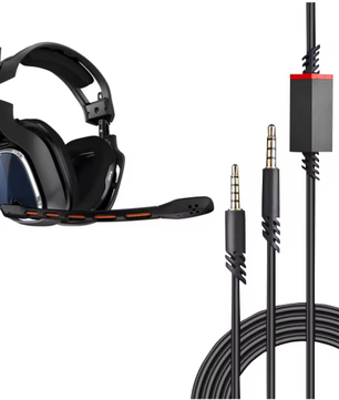 Headset Audio Kabel met Inline Mute – 2m Vervangingskabel voor Gaming Headsets