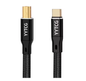 Hifi USB Audiokabel – OCC Verzilverde DAC Kabel Type A-B / C-B / C-C