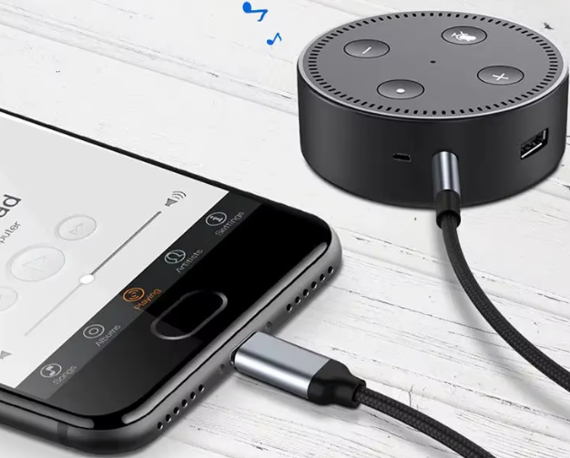 USB-C naar 3.5mm AUX Kabel – Type-C Audio Adapter voor Koptelefoon en Auto