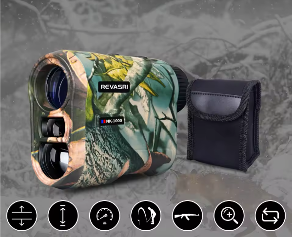 Golf Laser Afstandsmeter 600–1000m – Flag Lock, Hellingscompensatie en Scanmodus