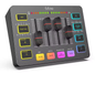 USB Gaming Audio Mixer met XLR en 48V Fantoomvoeding RGB