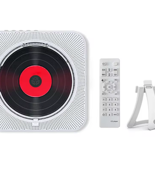 CD Speler Bluetooth 5.0 FM USB met Timer en Afstandsbediening