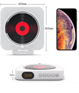 CD Speler Bluetooth 5.0 met FM USB Timer en Afstandsbediening