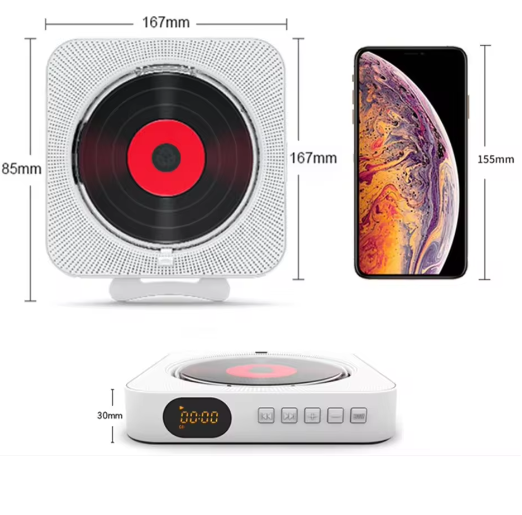 CD Speler Bluetooth 5.0 met FM USB Timer en Afstandsbediening
