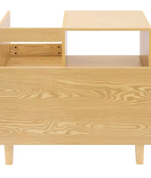 Platenspeler Standaard met 6 Vakken Vinyl Opbergmeubel