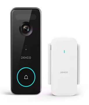 5MP Ultra HD Draadloze Video Deurbel met Camera – 2.4/5G WiFi, PIR Bewegingsdetectie, 2-Weg Audio en Lange Batterijduur