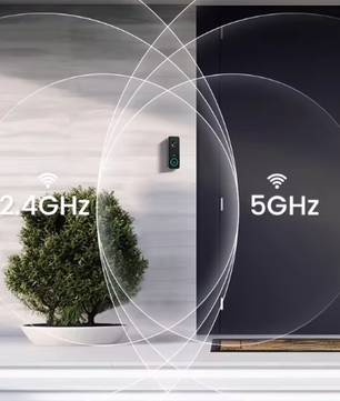 5MP Ultra HD Draadloze Video Deurbel met Camera – 2.4/5G WiFi, PIR Bewegingsdetectie, 2-Weg Audio en Lange Batterijduur