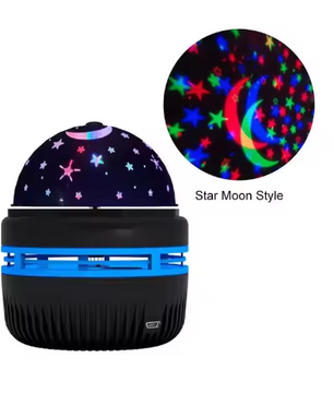 LED Sterrenhemel Projector – Galaxy Lamp met Maan en Sterren, RGB Nachtlamp en Sfeerverlichting