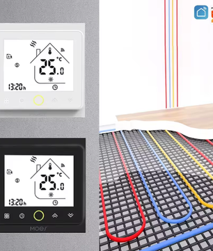 Slimme WiFi Thermostaat voor Vloerverwarming en Boiler – App en Spraakbediening, Programmeerbaar