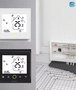Slimme WiFi Thermostaat voor Vloerverwarming en Boiler – App en Spraakbediening, Programmeerbaar