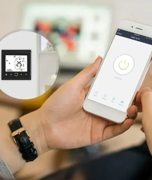 Slimme WiFi Thermostaat voor Vloerverwarming en Boiler – App en Spraakbediening, Programmeerbaar