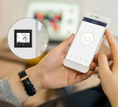 Slimme WiFi Thermostaat voor Vloerverwarming en Boiler – App en Spraakbediening, Programmeerbaar