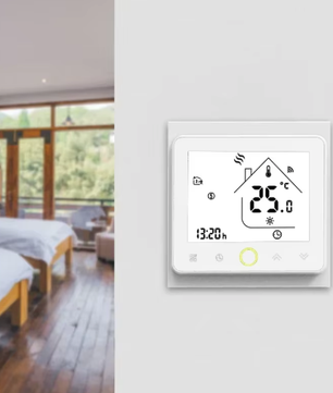 Slimme WiFi Thermostaat voor Vloerverwarming en Boiler – App en Spraakbediening, Programmeerbaar