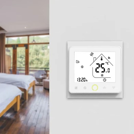 Slimme WiFi Thermostaat voor Vloerverwarming en Boiler – App en Spraakbediening, Programmeerbaar