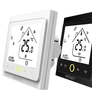 Slimme WiFi Thermostaat voor Vloerverwarming en Boiler – App en Spraakbediening, Programmeerbaar