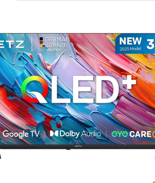 Smart TV HD QLED met Google TV – HDR10, Dolby Audio en Randloos Design