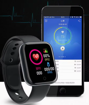Smartwatch met Bluetooth en Fitness Tracker – Hartslagmeter, Slaapmonitor en Sportfuncties