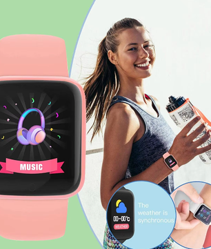 Smartwatch met Bluetooth en Fitness Tracker – Hartslagmeter, Slaapmonitor en Sportfuncties