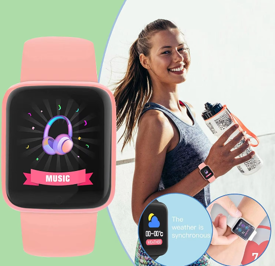 Smartwatch met Bluetooth en Fitness Tracker – Hartslagmeter, Slaapmonitor en Sportfuncties