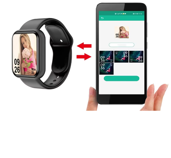 Smartwatch met Bluetooth – Fitness Tracker, Muziekbediening en Gezondheidsmonitor