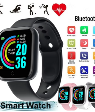Smartwatch met Bluetooth – Fitness Tracker, Muziekbediening en Gezondheidsmonitor