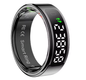 Slimme Ring met Touch Display en Draadloos Opladen – Gezondheidsmonitor en Waterdicht